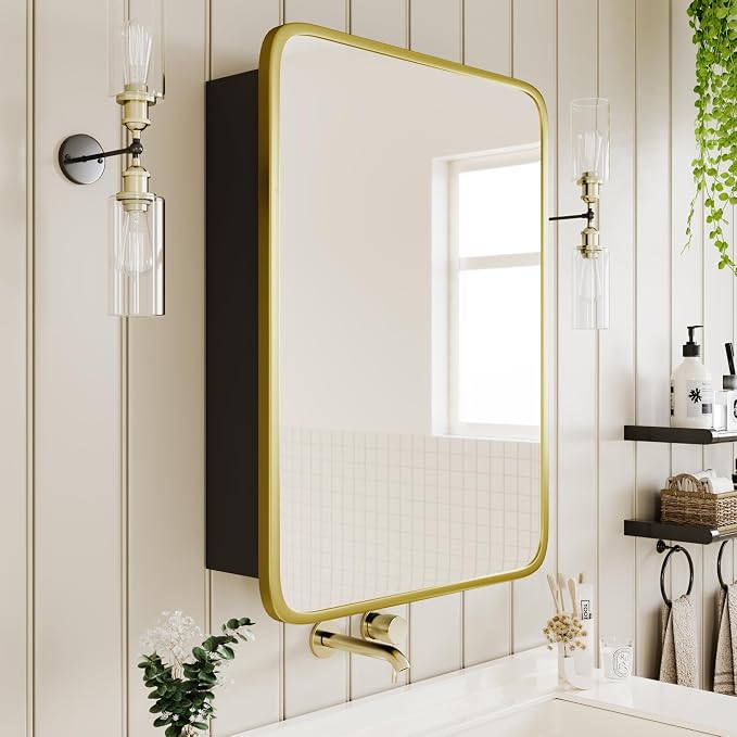 Brushed Gold Metal Frame