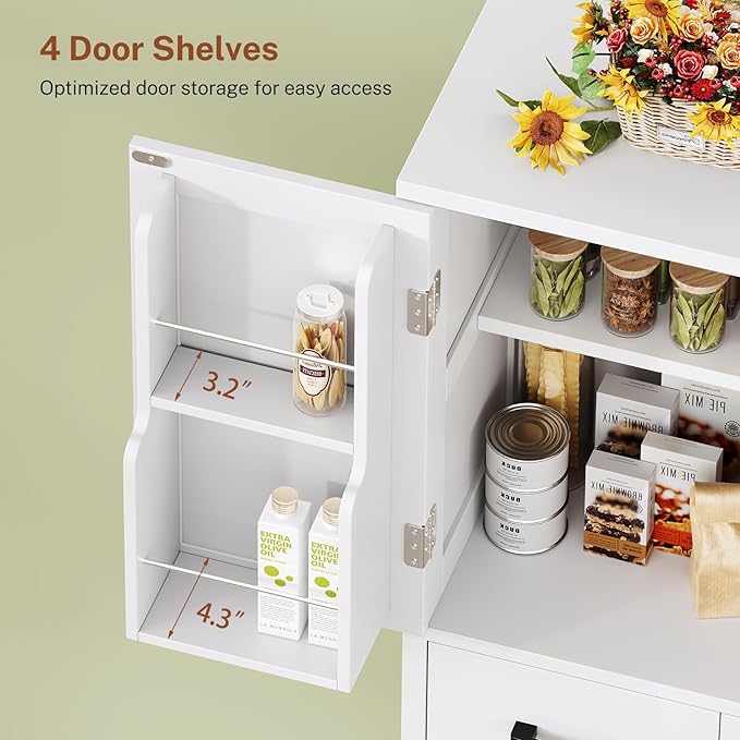 White Doors Shelves