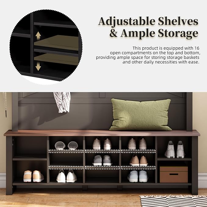 Black/Storage Shelves