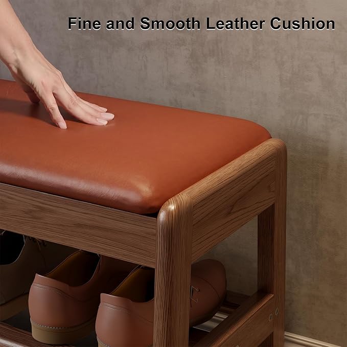 Orange Upholstered Seat