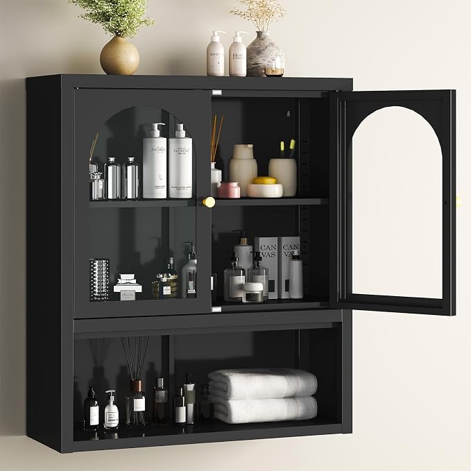 Black-tempered Glass Doors