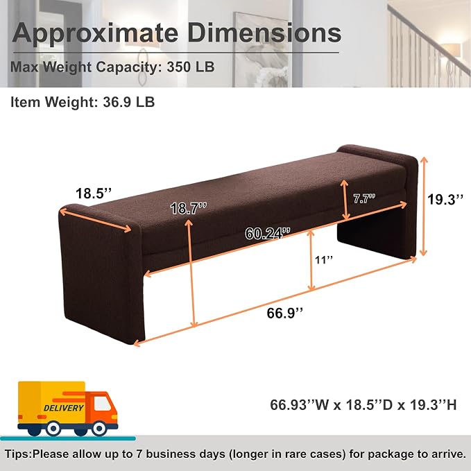 66.9''w Espresso