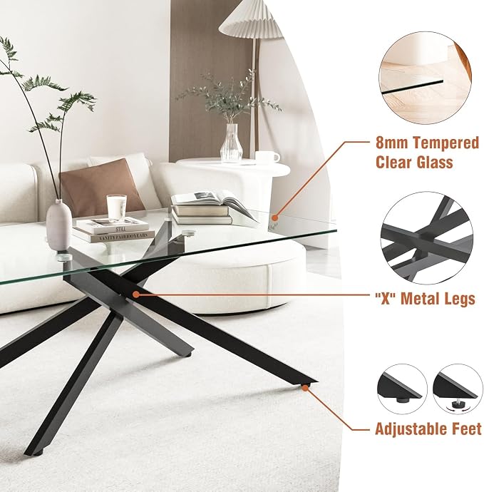 X-base Black - Coffee Table
