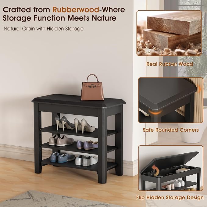 Black-3 Tier(wood)