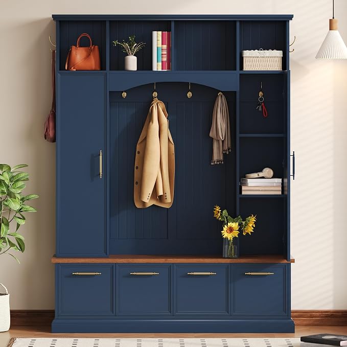 Blue/Adjustable Shelves