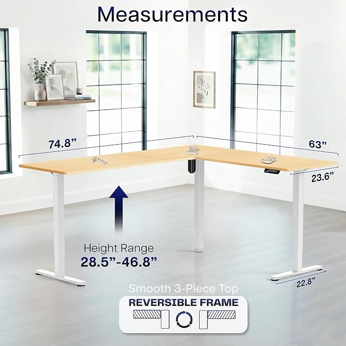Bamboo Top / White Frame