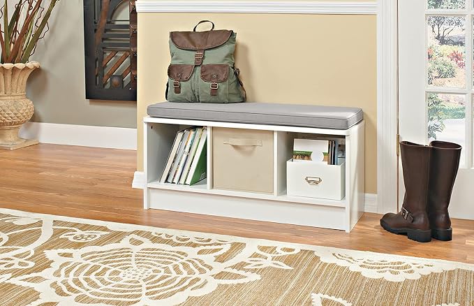 White With Gray Cushion