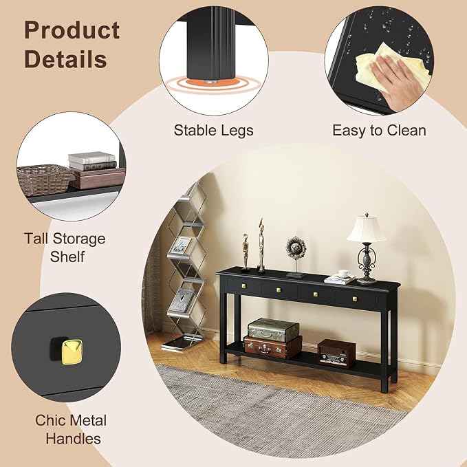 4 Drawers-black4