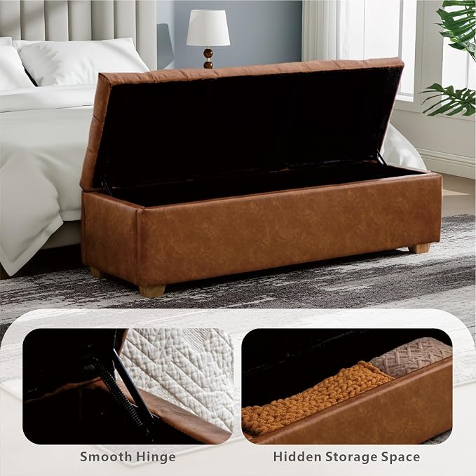 Storage Bench-brown