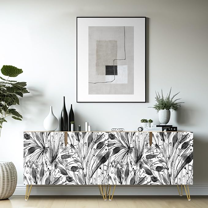 Black Wildflower Patterns