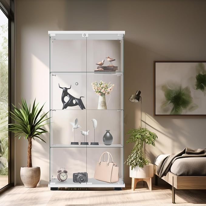 2-door 4-shelf, White