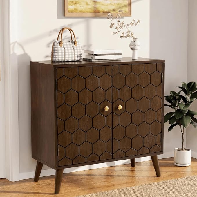 Brown Honeycomb Pattern