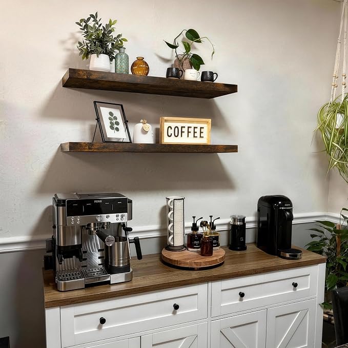 B. Rustic Brown - Americana Farmhouse Style