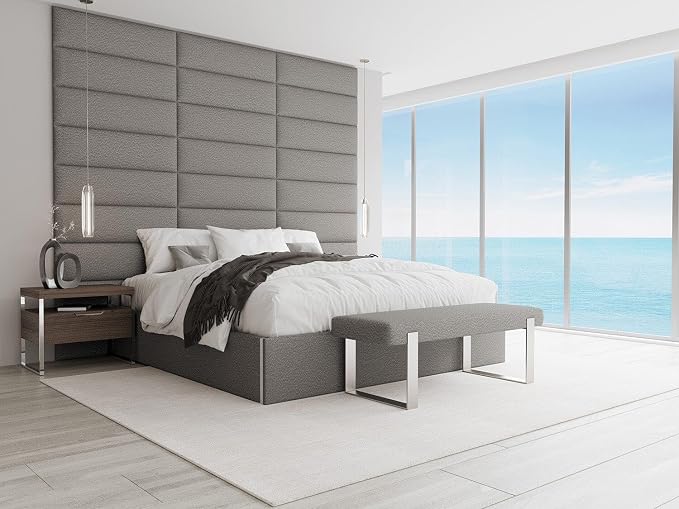 Boucle Grey - Brushed Nickel