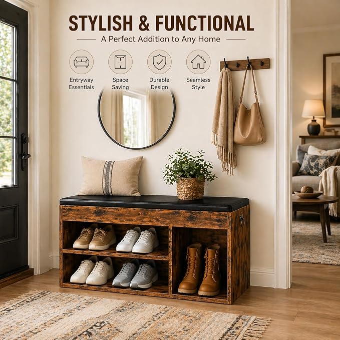 Rustic Brown + Black