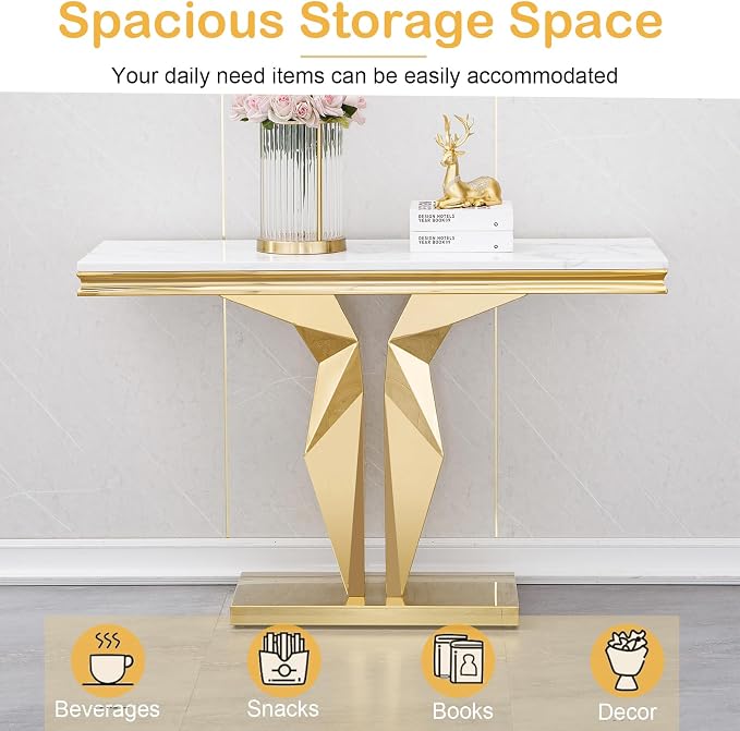 White Gold Console