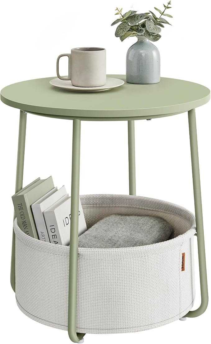 Laurel Green + Cream White