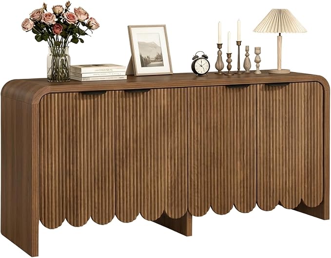 Walnut-4 Door-buffet