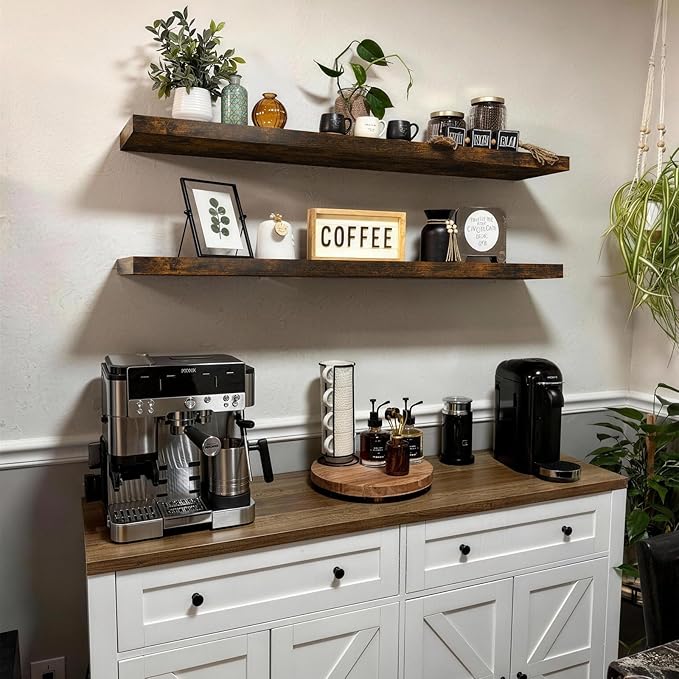 B. Rustic Brown - Americana Farmhouse Style
