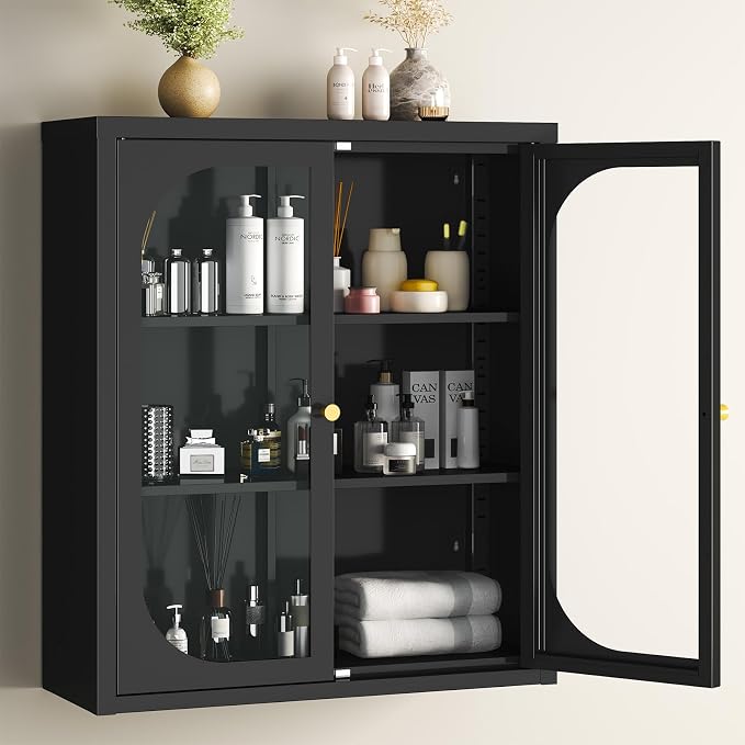Black-tempered Glass Doors