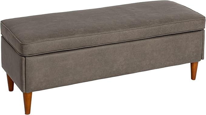 Grey Vegan Leather
