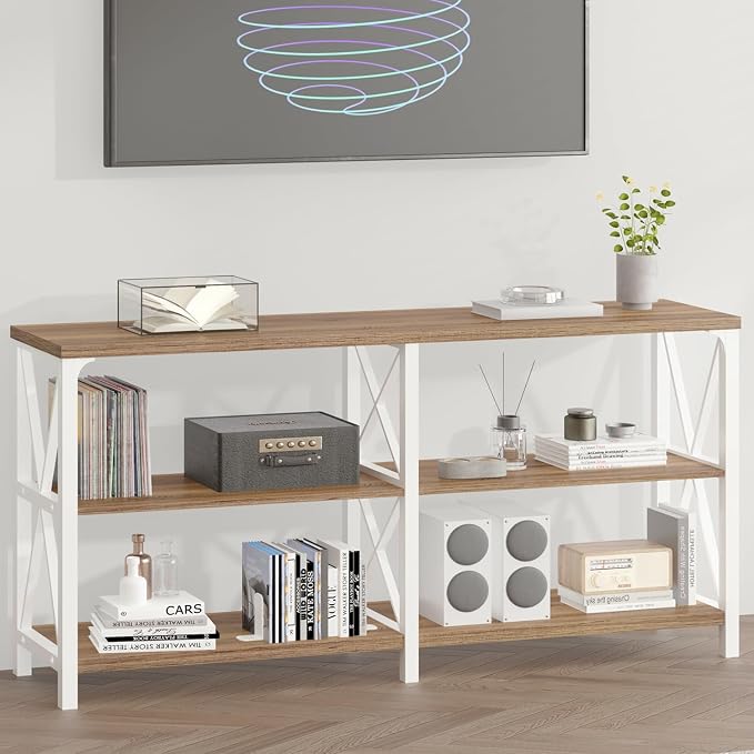 White and Rustic Oak