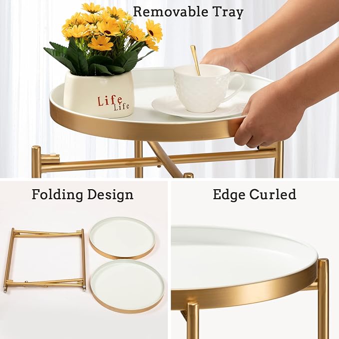 Gold + White