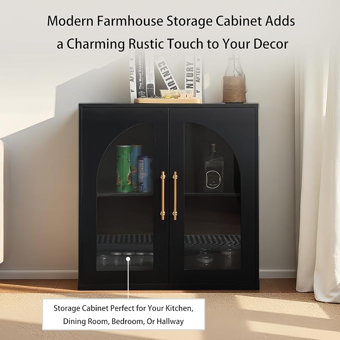Arched Glass-black