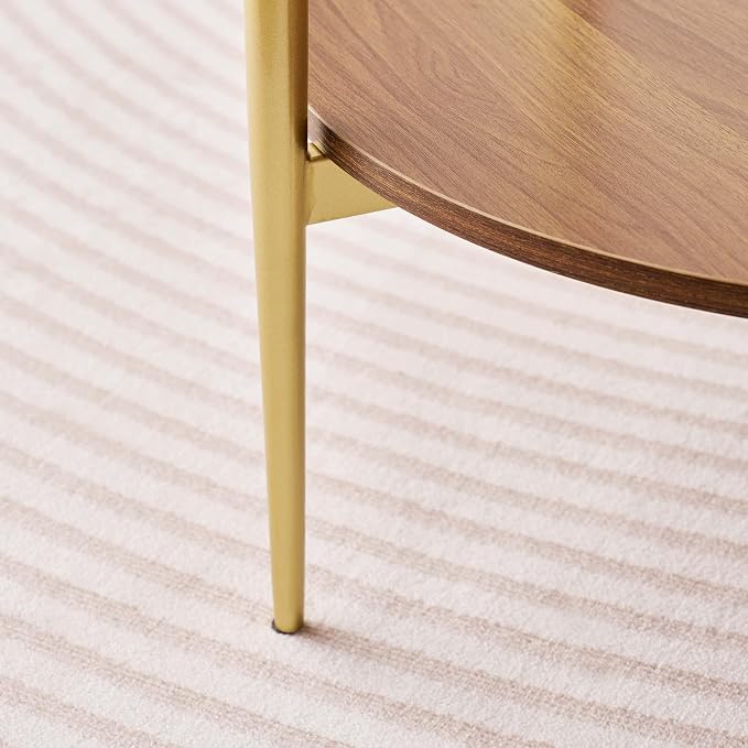 Clear & Walnut