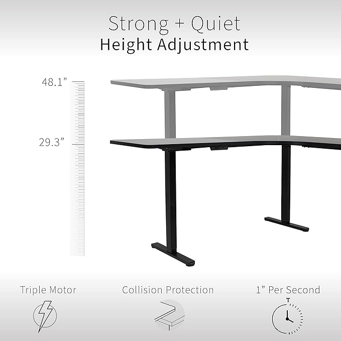 Light Wood Top / Black Frame