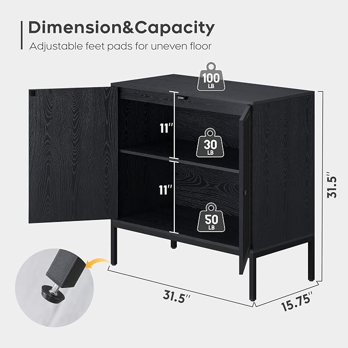 Black With Square Doors