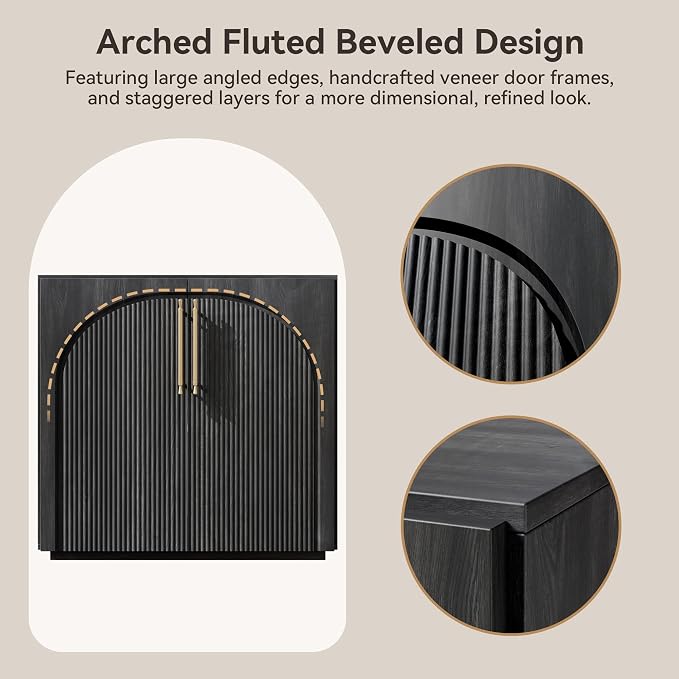 Black-fluted Doors