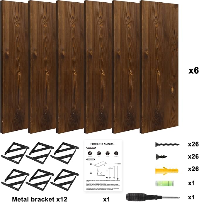 Dark Carbonized Pine