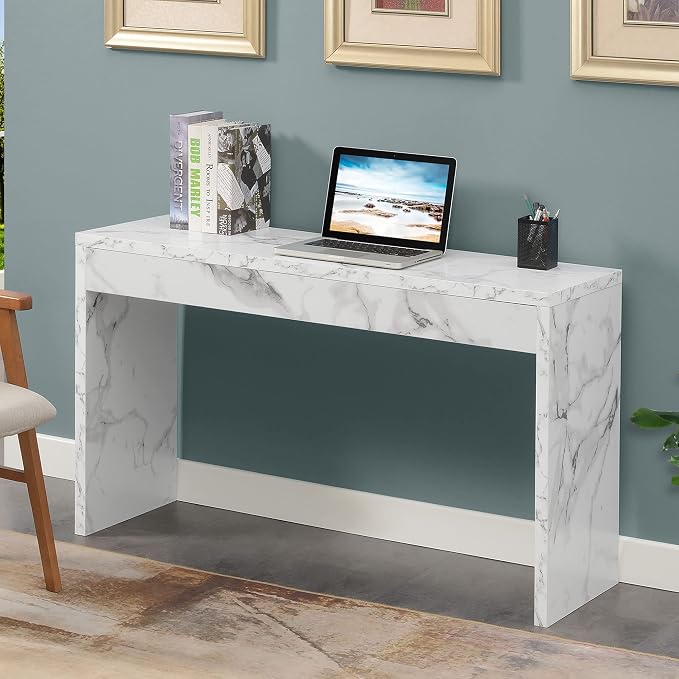 White Faux Marble