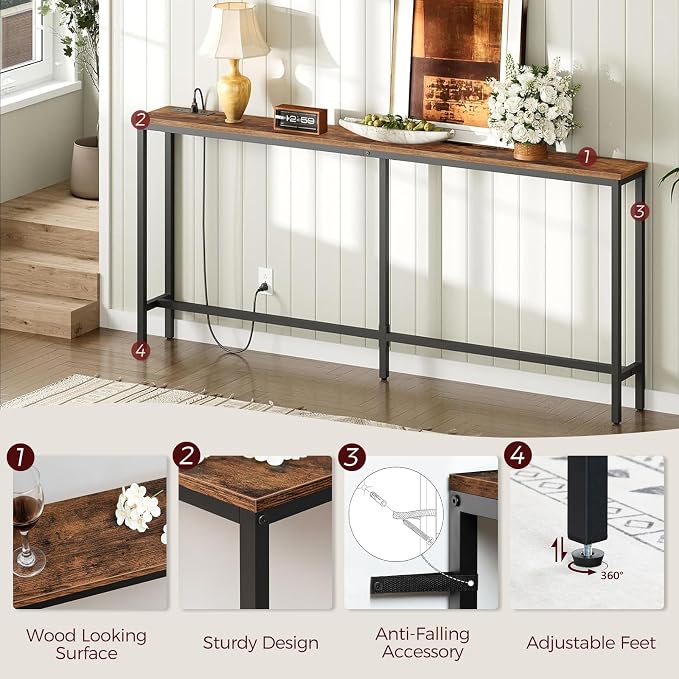 Rustic Brown, Black