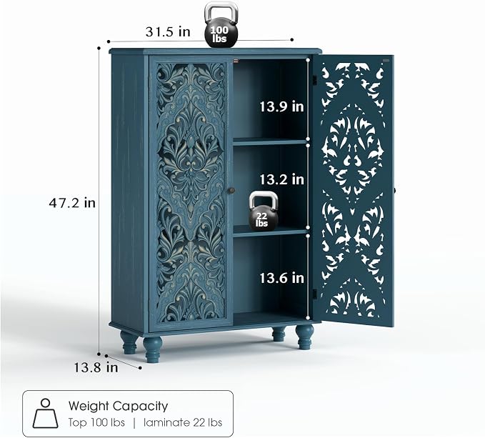Blue_2 Doors Tall