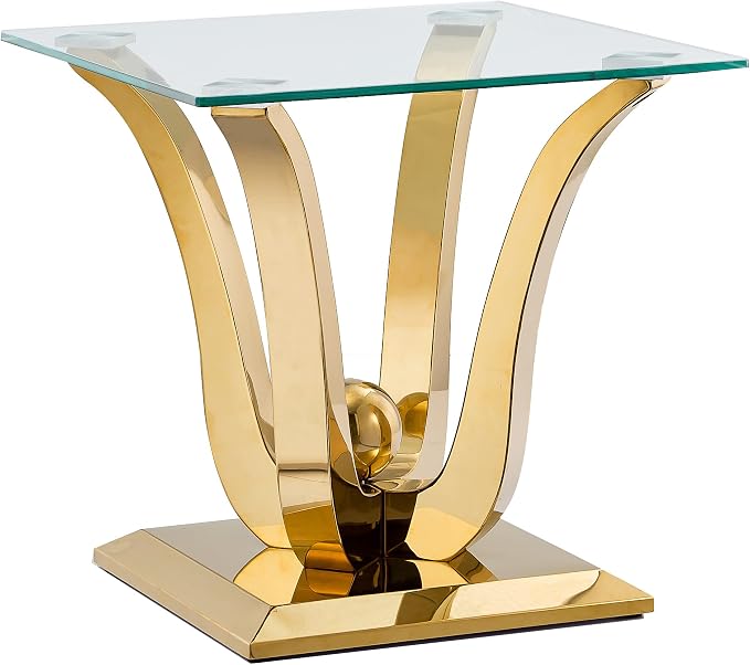Gold End Table