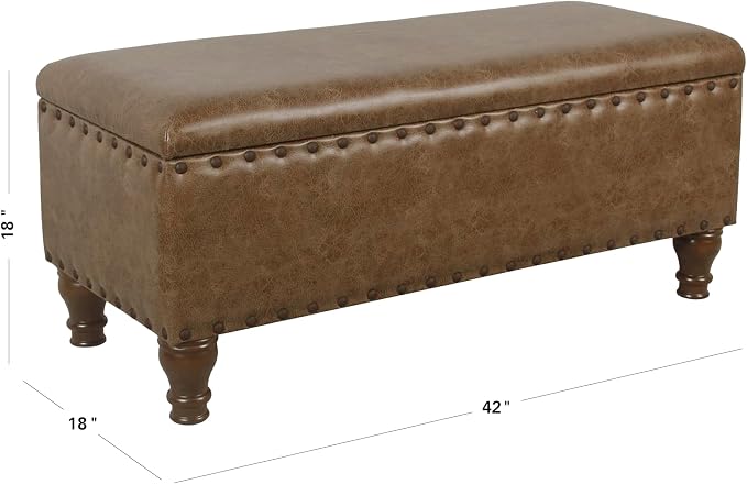 Distressed Brown Faux Leather