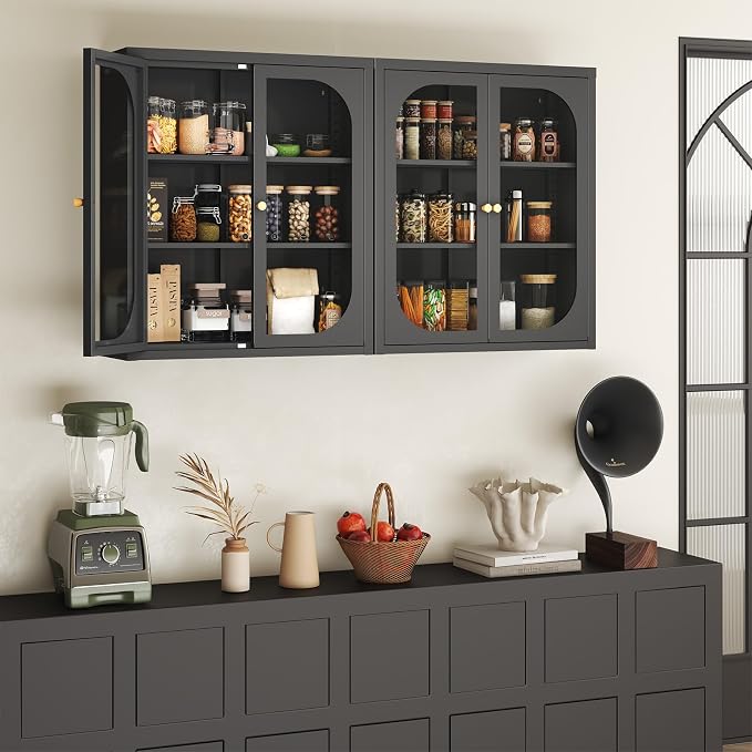 Black-tempered Glass Doors