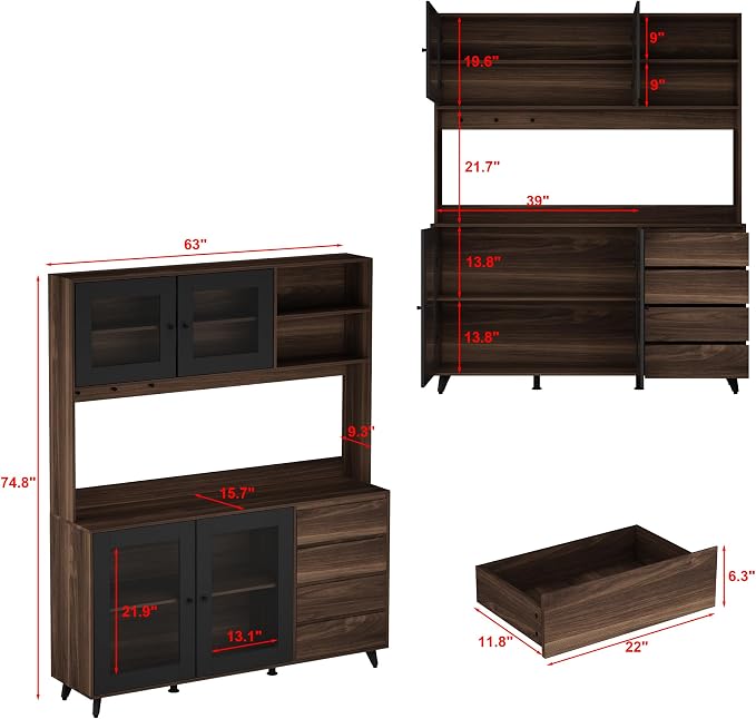 Black and Walnut
