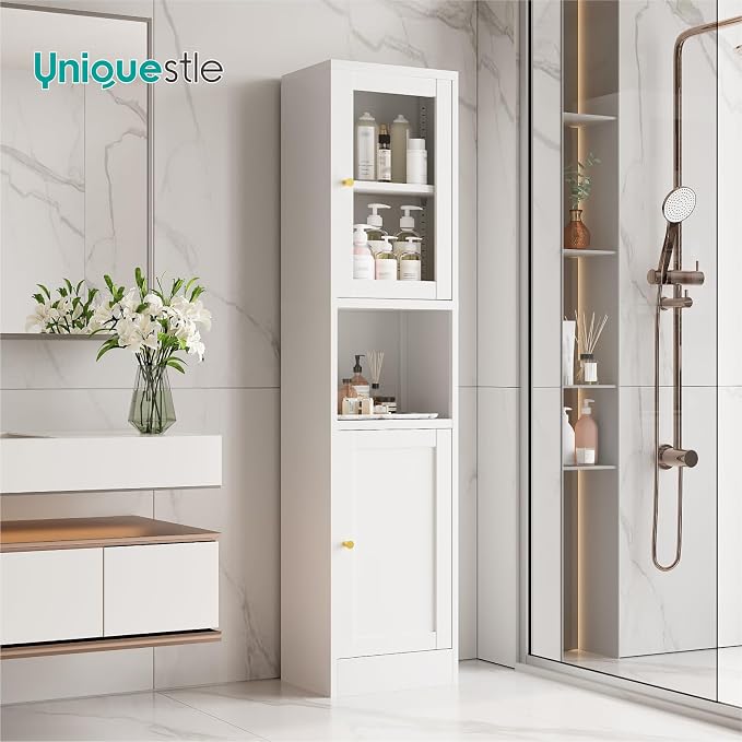 White-glass Door