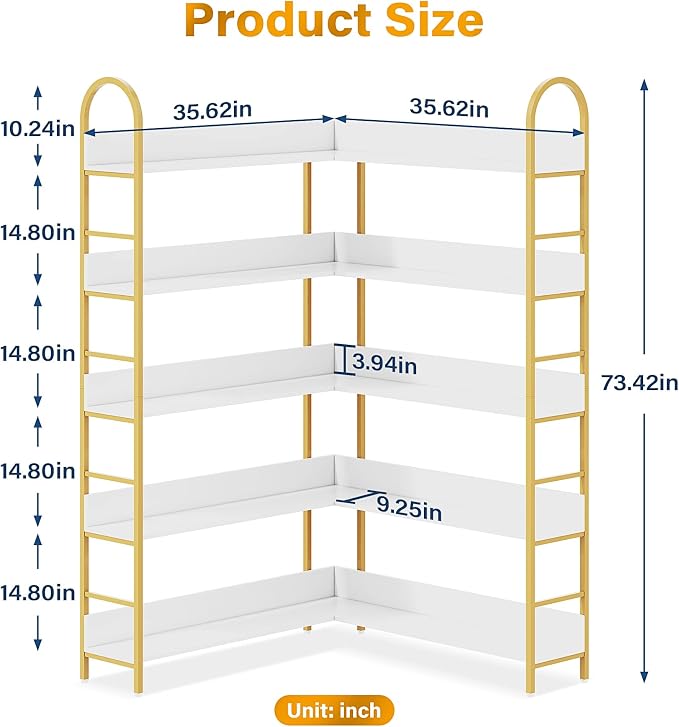 Corner/Gold/White