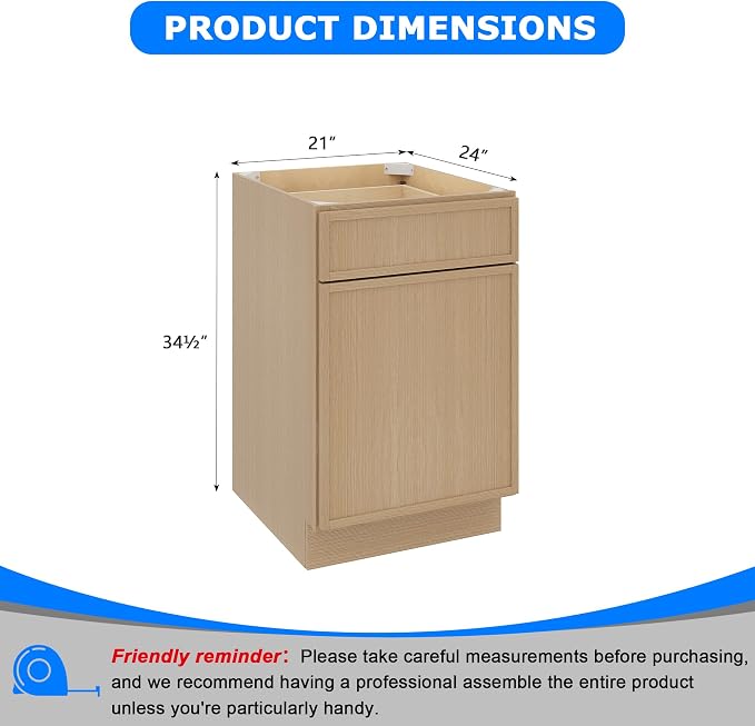 Natural With Drawer