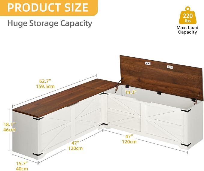White/Walnut