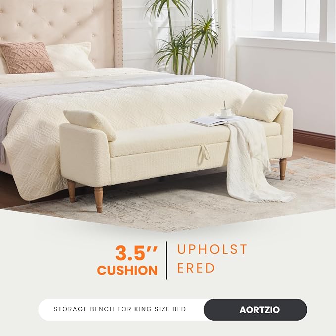 Beige - Wood Legs