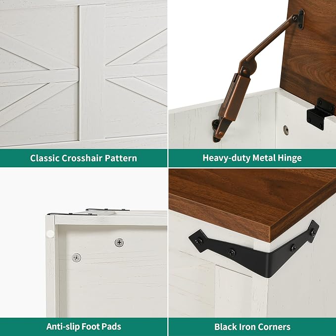 White & Walnut