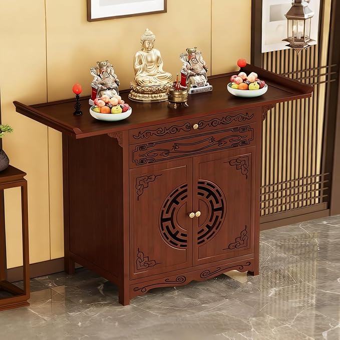 Rich Mahogany With Door