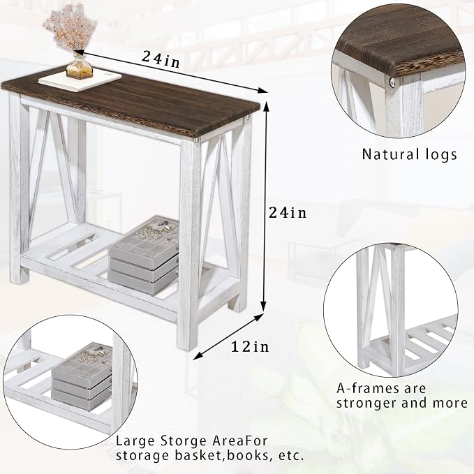 Rustic Brown and Rustic White