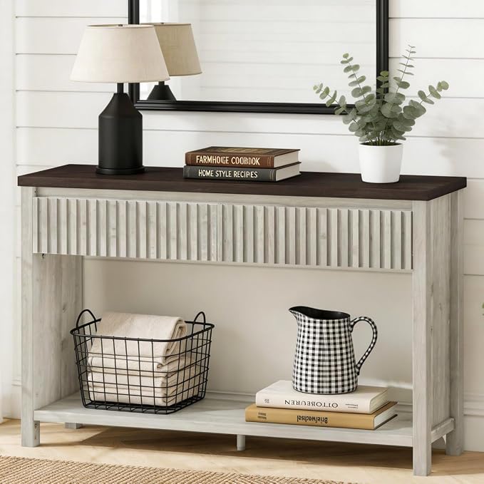 Walnut & Washed Grey