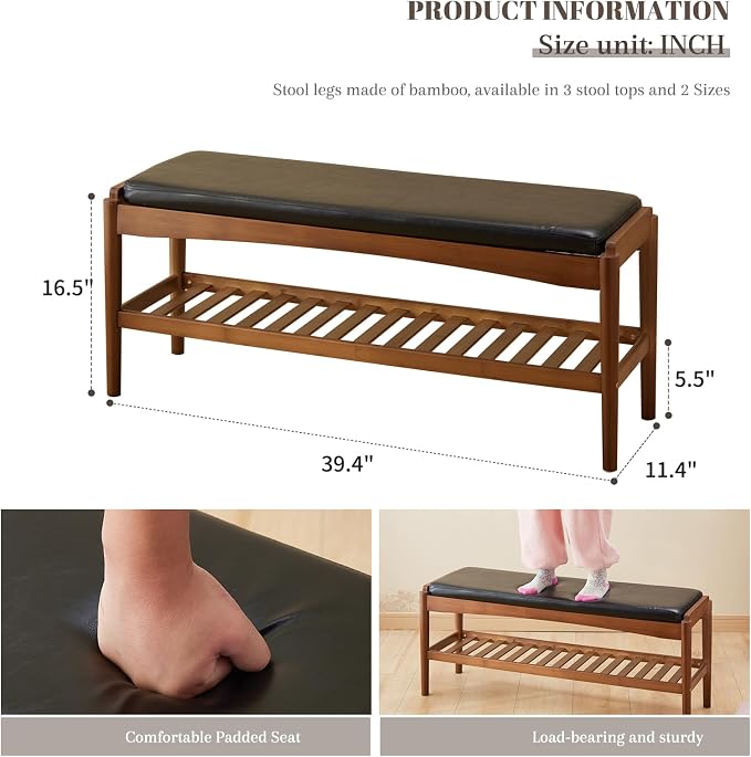 Black Bench Top+brown Frame